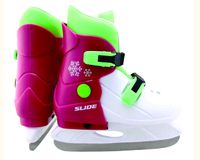 Купить Коньки ледовые, раздвижные Larsen "Slide Pink", размер S (29-32)