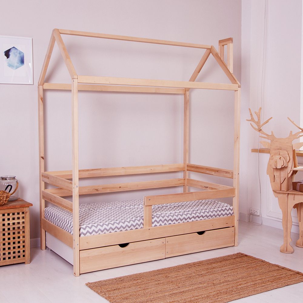 Купить Кровать детская DreamHome (в компл.2 упак.), цвет натуральный, Incanto