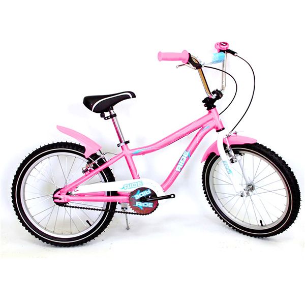 Купить RIDE Велосипед 20" LIGHT PINK (св.розов), алюмин. рама, пласт.крылья, задний ножн, передн. ручн. тор