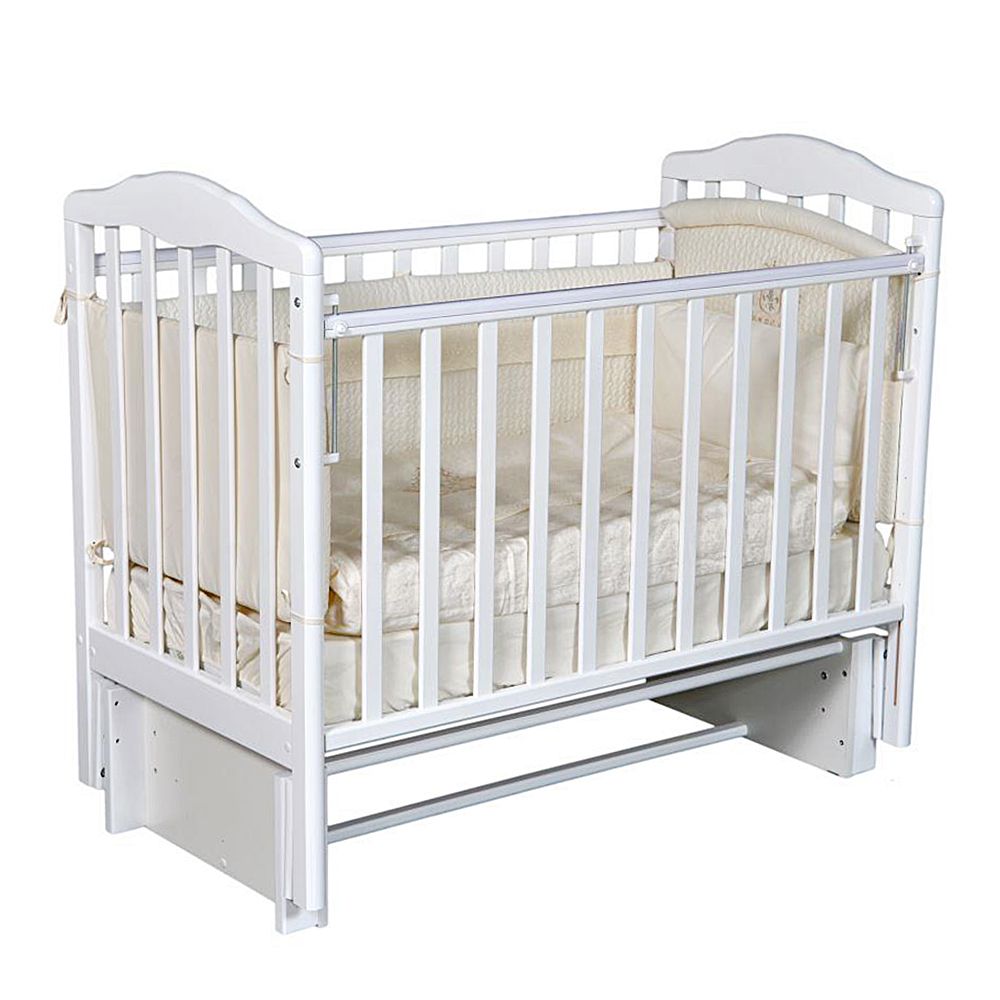 Купить Кровать детская ''Алита-3/5'' (универсальный маятник, автостенка), цвет белый, Антел