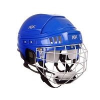 шлем					RGX					Шлем игрока хоккейный с маской RGX синий