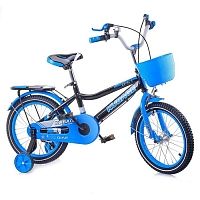 Велосипед 16"  голубой