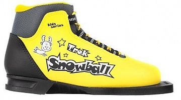 Купить Ботинки лыжные					TREK					Ботинки лыжные детские TREK Snowball2 желтый (лого черный) 75